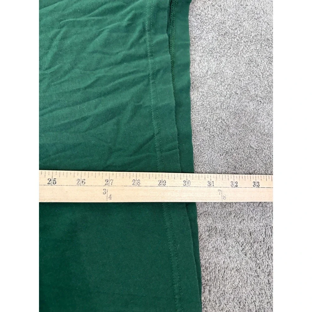 Polo Ralph Lauren T-Shirt Mens XL Green American Flag Graphic Long Sleeve Cotton